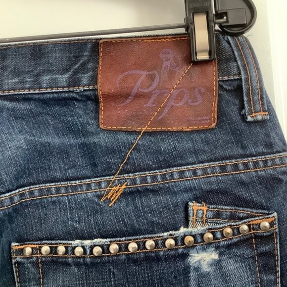 Men's Rare PRPS Made in Japan Purple Tag Denim Jeans, Size 33 - Picture 6 of 16